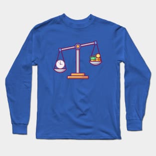 Time and Money on Scale Long Sleeve T-Shirt